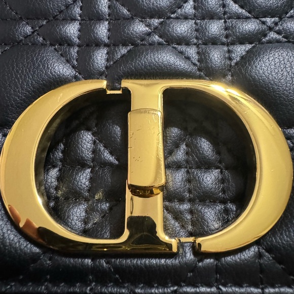 Dior Black Quilted Leather Chain Bag - Picture 2 of 2